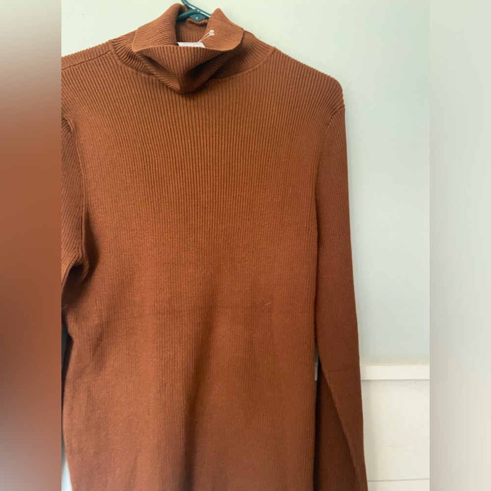 United States Sweaters Ribbed Brown New Size X Large